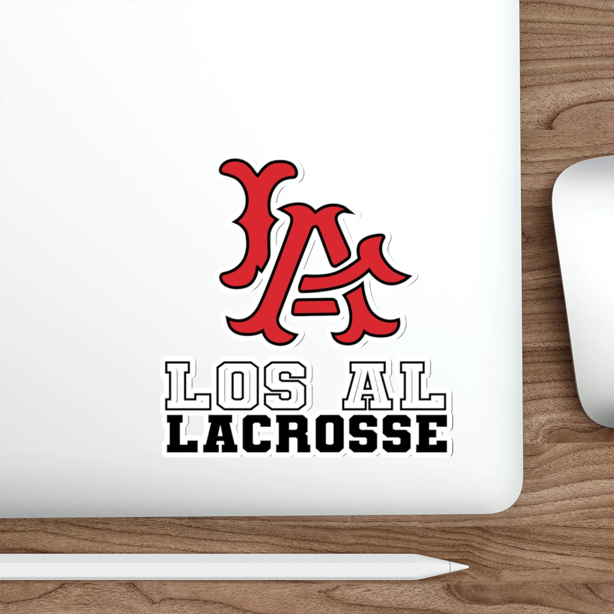 Los Al Lacrosse Die-Cut Stickers