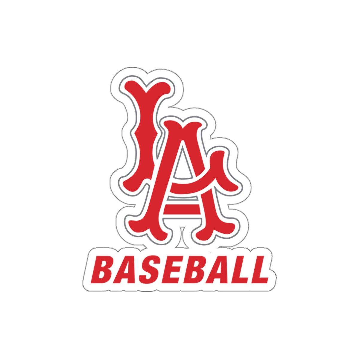 Los Alamitos High School Baseball Die-Cut Sticker