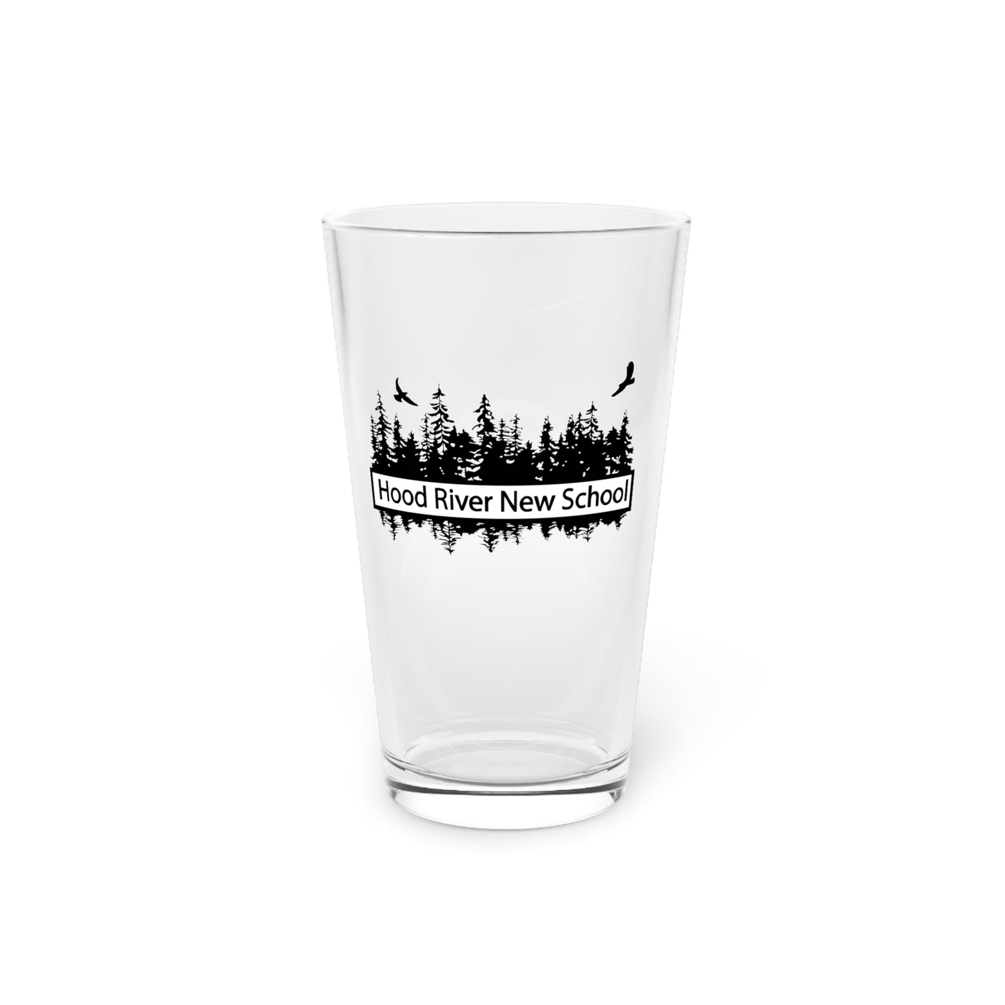 Hood River New School Pint Glass (16oz)