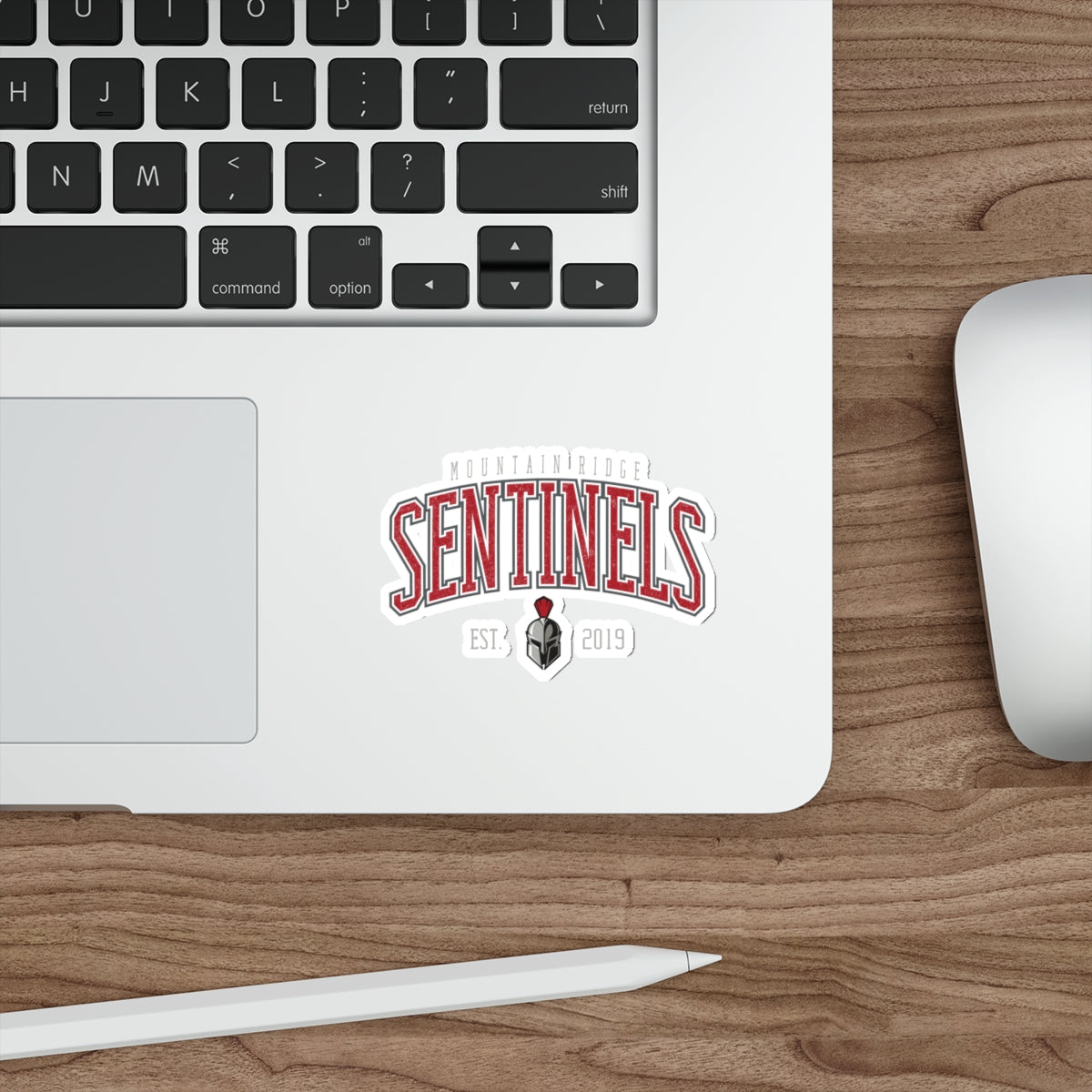 Mountain Ridge Sentinels Lacrosse Die Cut Stickers