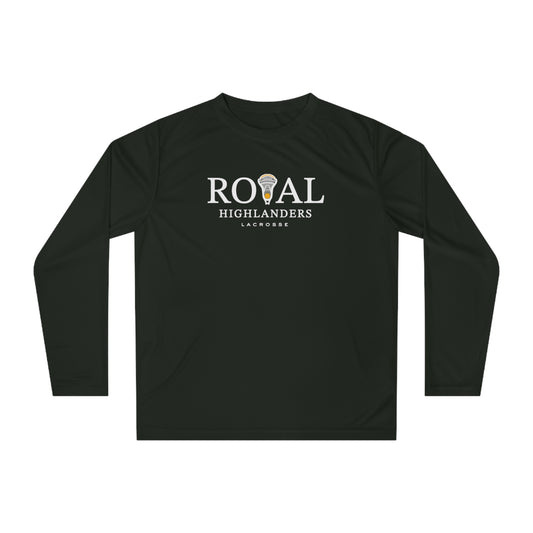 Adult Royal HS Lacrosse Team 365 Performance Long Sleeve Shirt