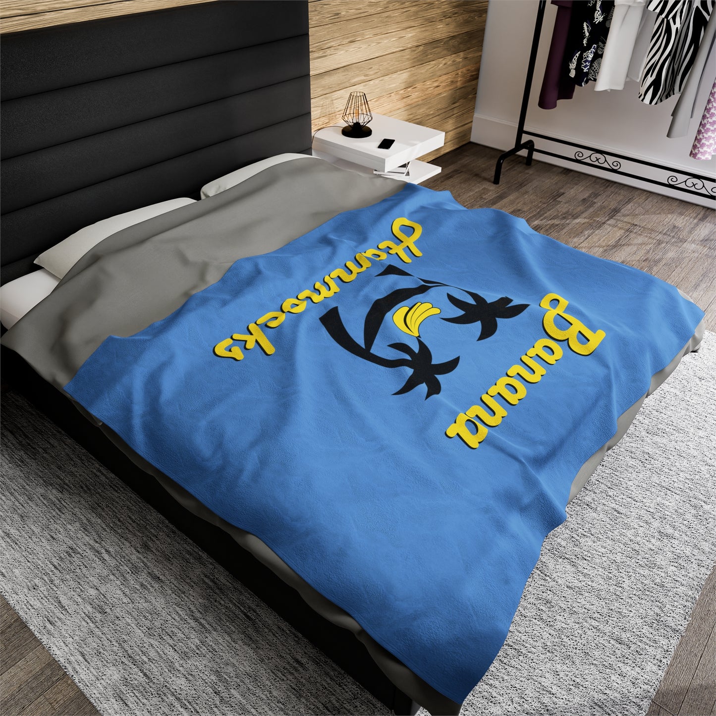 Banana Hammocks Velveteen Plush Blanket
