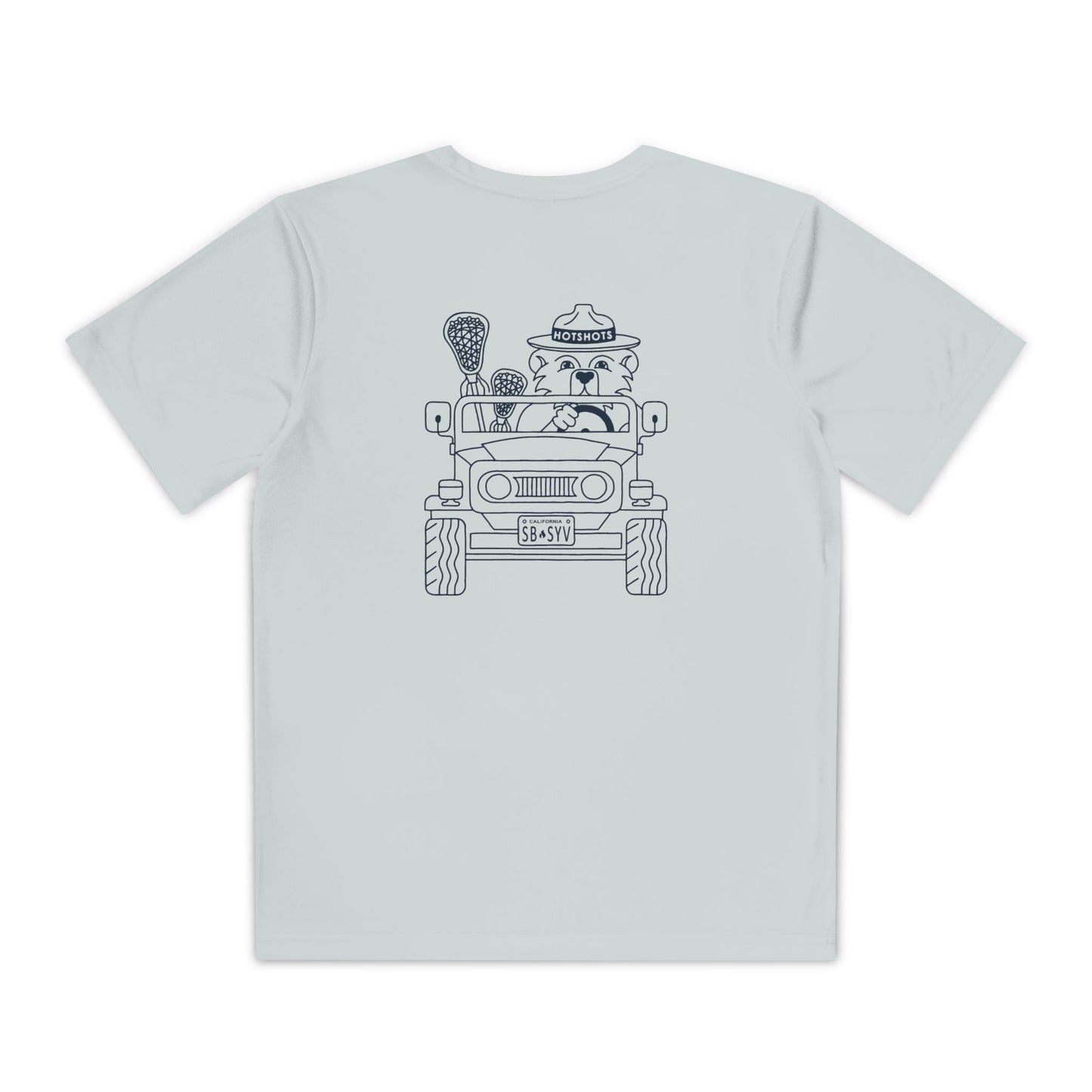 Youth Hotshots Lacrosse Sport-Tek Performance Tee