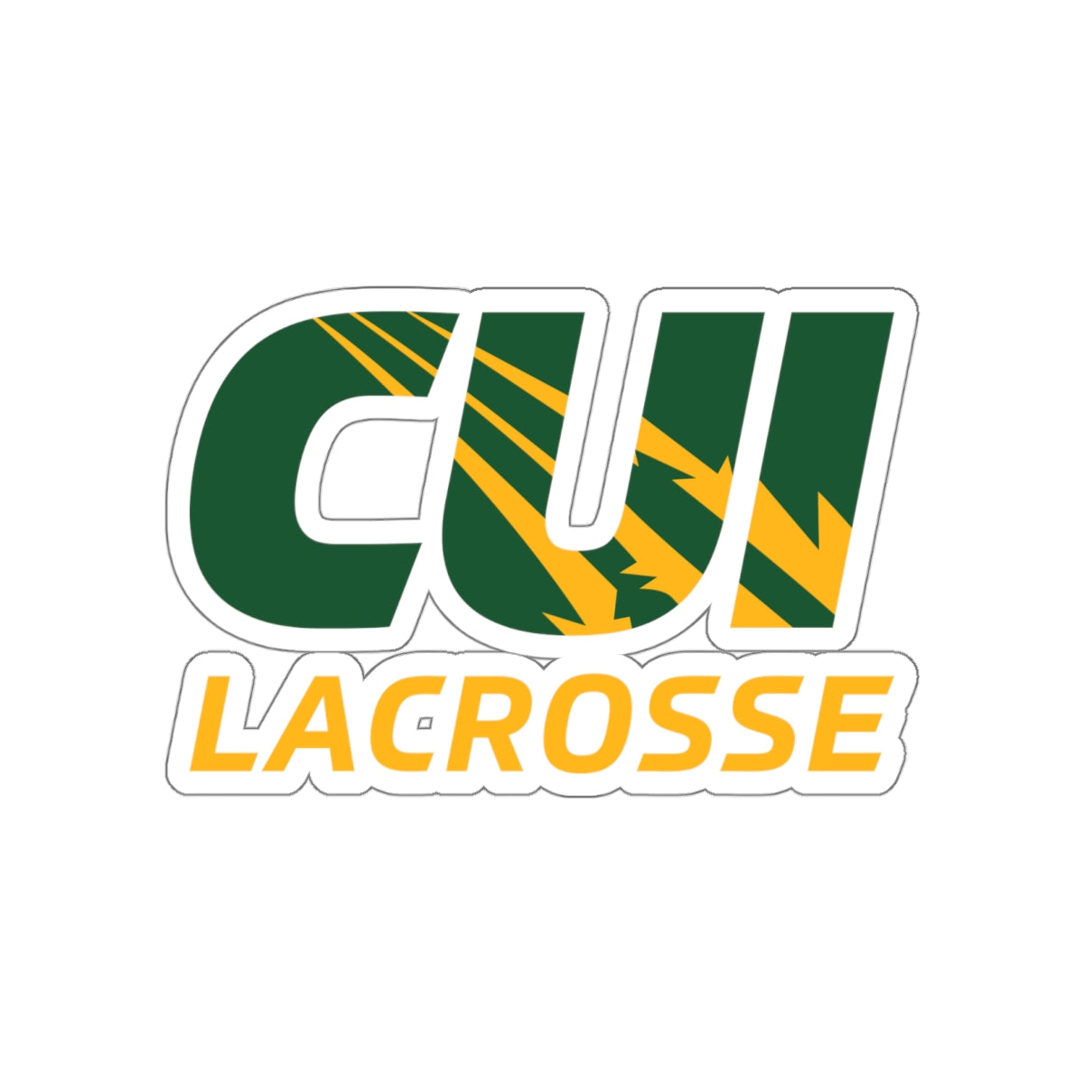 CUI Lacrosse Die-Cut Stickers