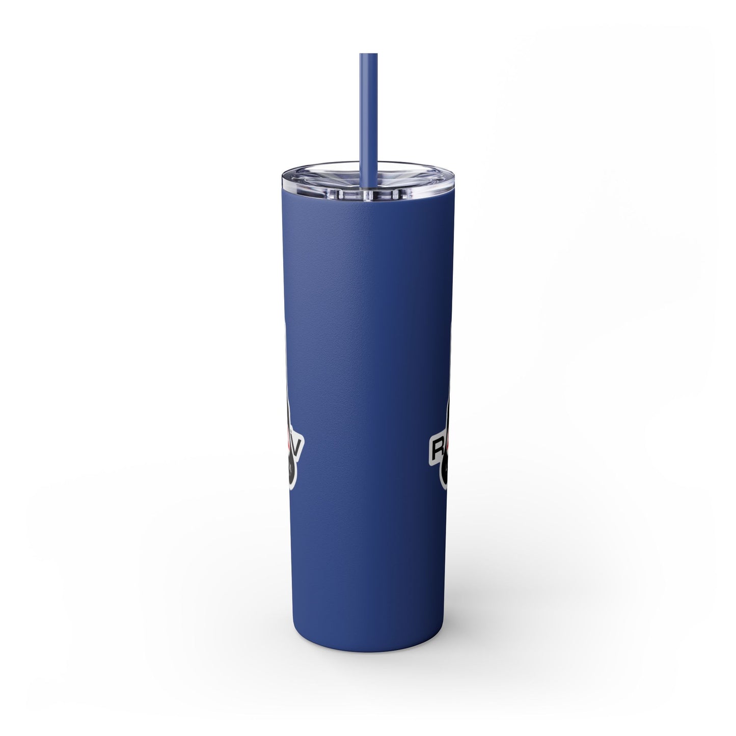RV Lacrosse Skinny Tumbler with Straw (20oz)