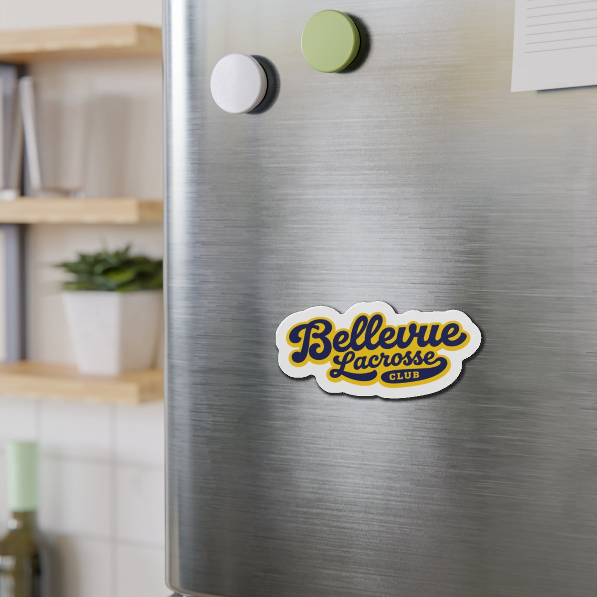 Bellevue Lacrosse Die-Cut Magnet