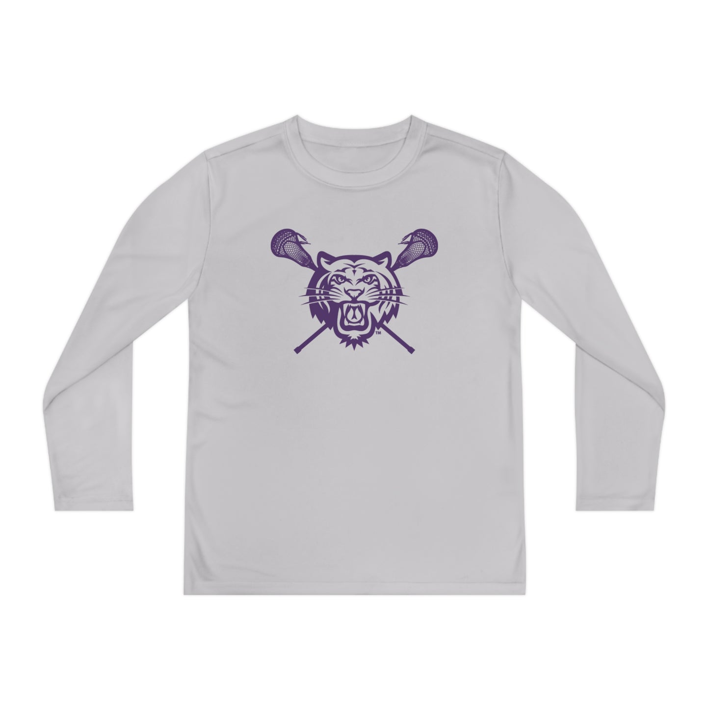 Youth Tiger Lax Sport-Tek Performance Long Sleeve