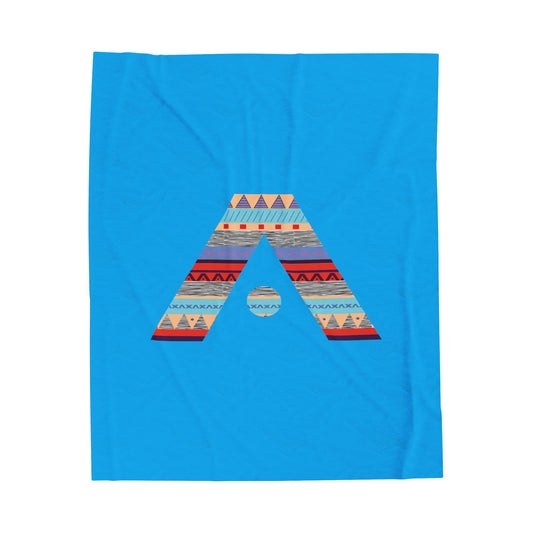 ADVNC Lacrosse Velveteen Plush Blanket (60"x80")