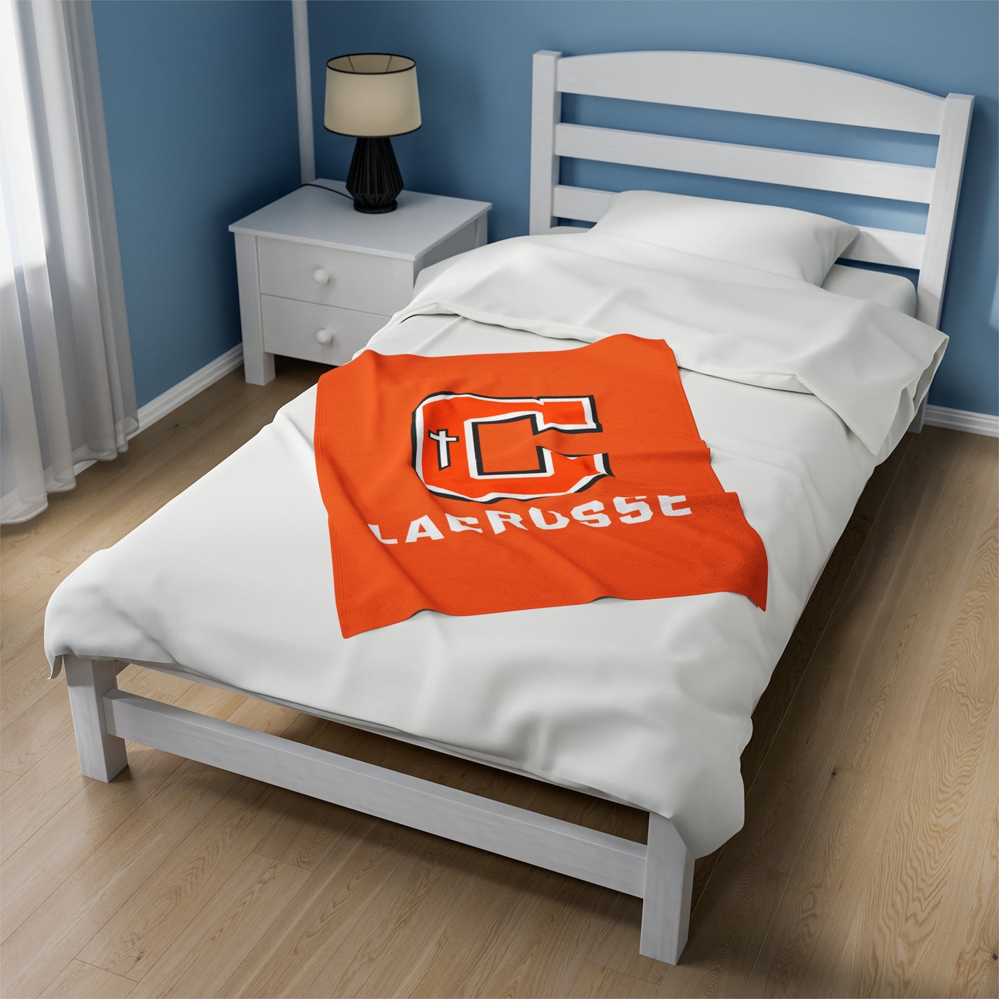 CHS Lacrosse Velveteen Plush Blanket