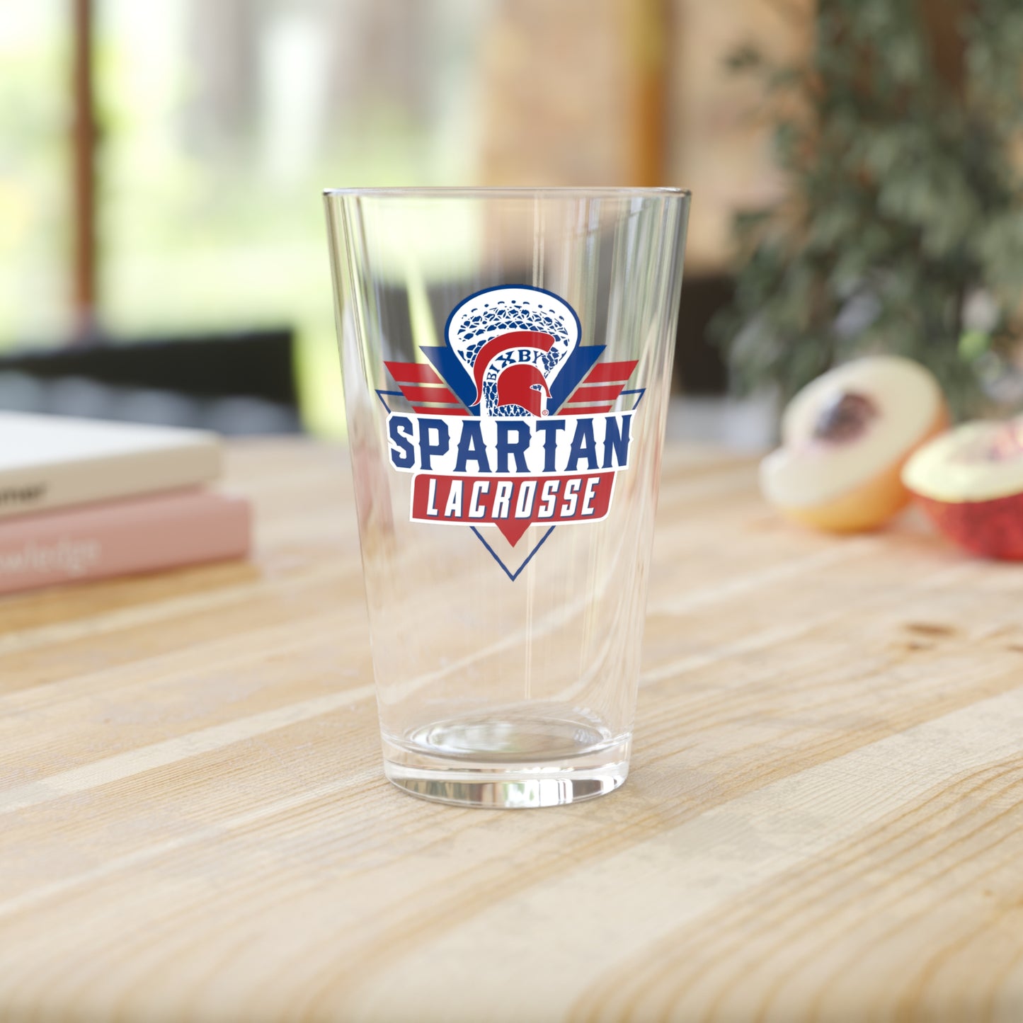 Bixby Spartan Lacrosse Pint Glass
