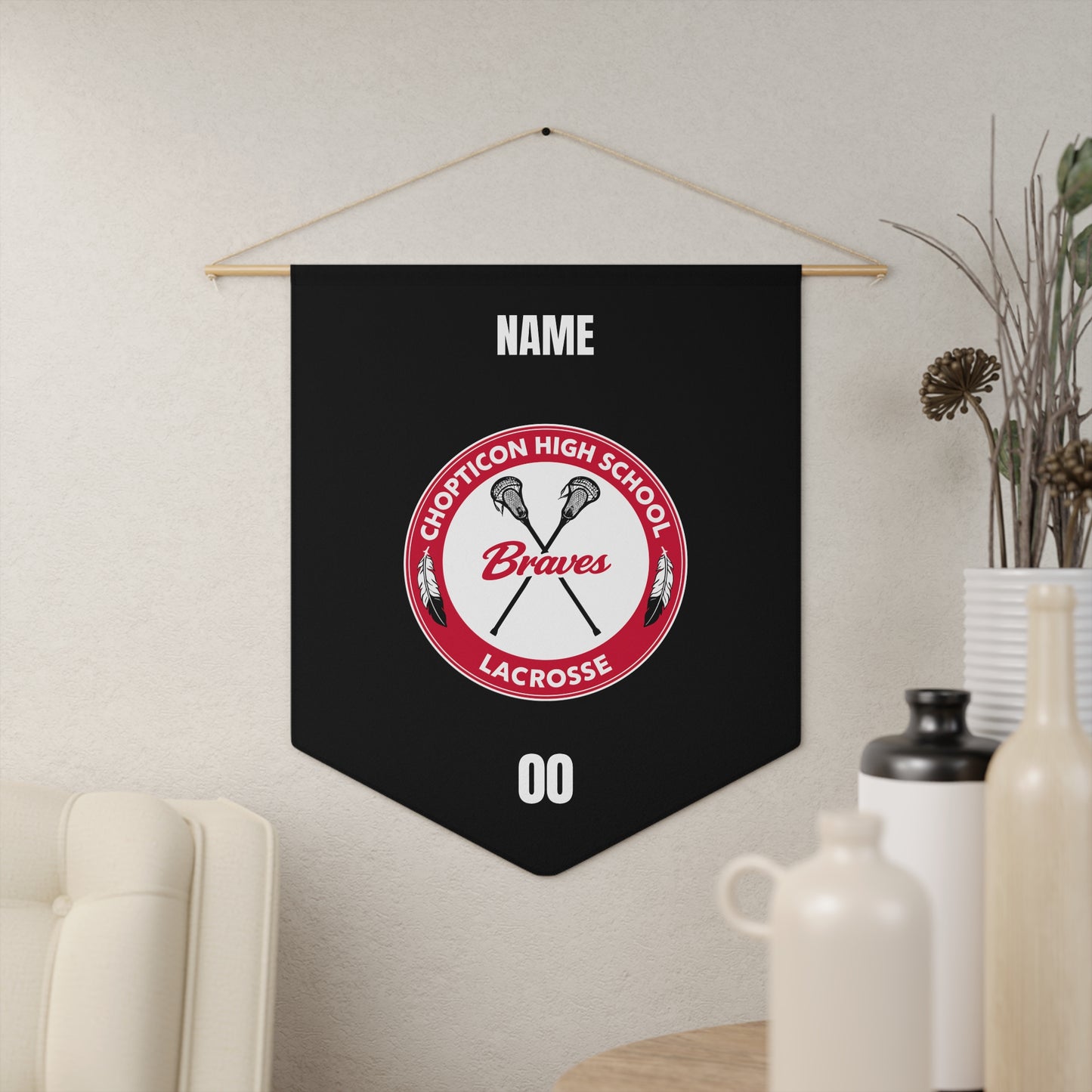 Personalizable - Chopticon Lacrosse Pennant