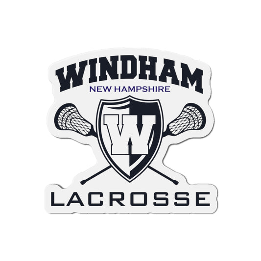 Windham Lacrosse Die-Cut Magnet