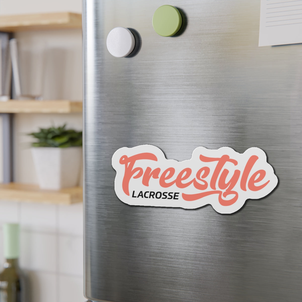 Freestyle Lacrosse Magnet