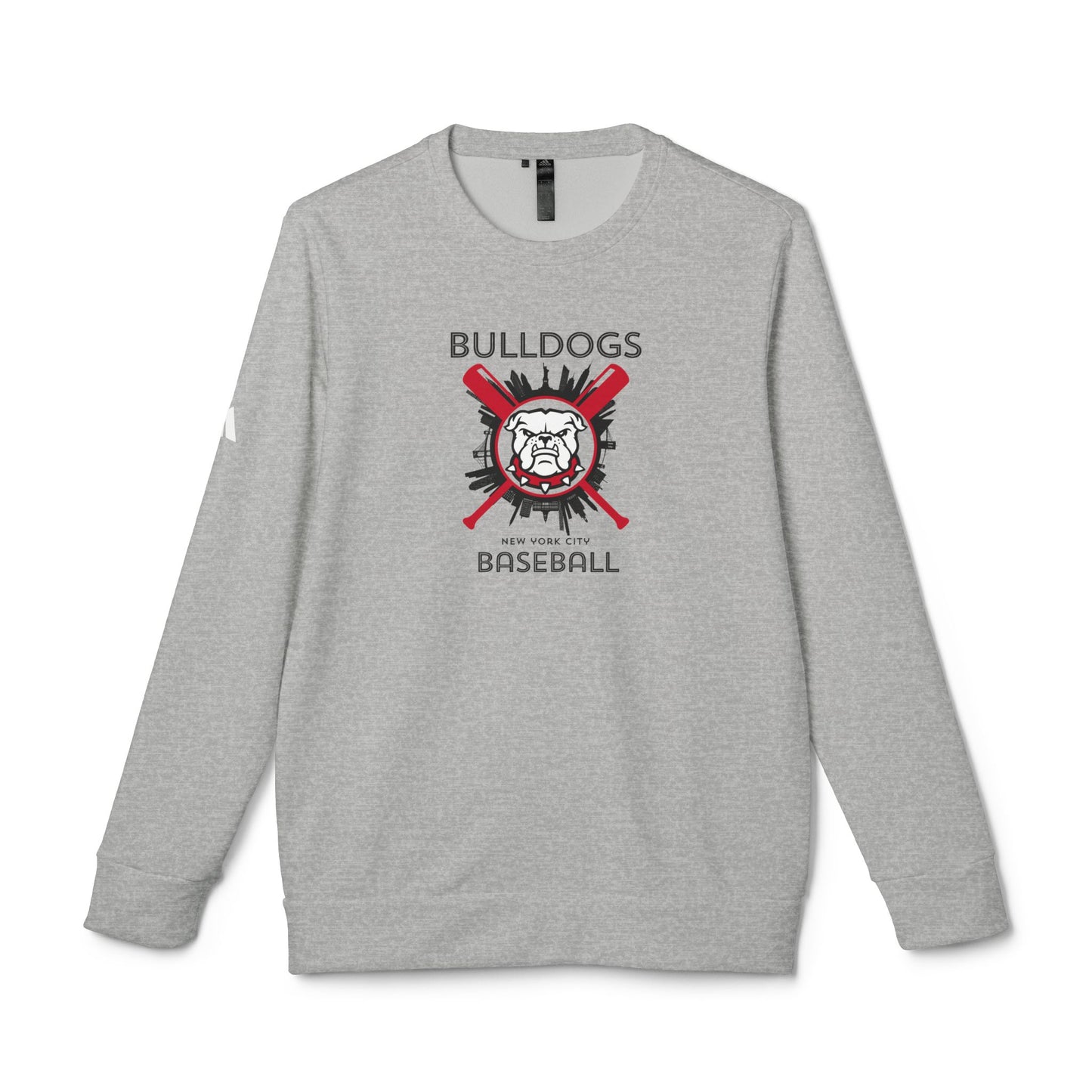 Adult Bulldogs Ball Adidas Fleece Crewneck Sweatshirt