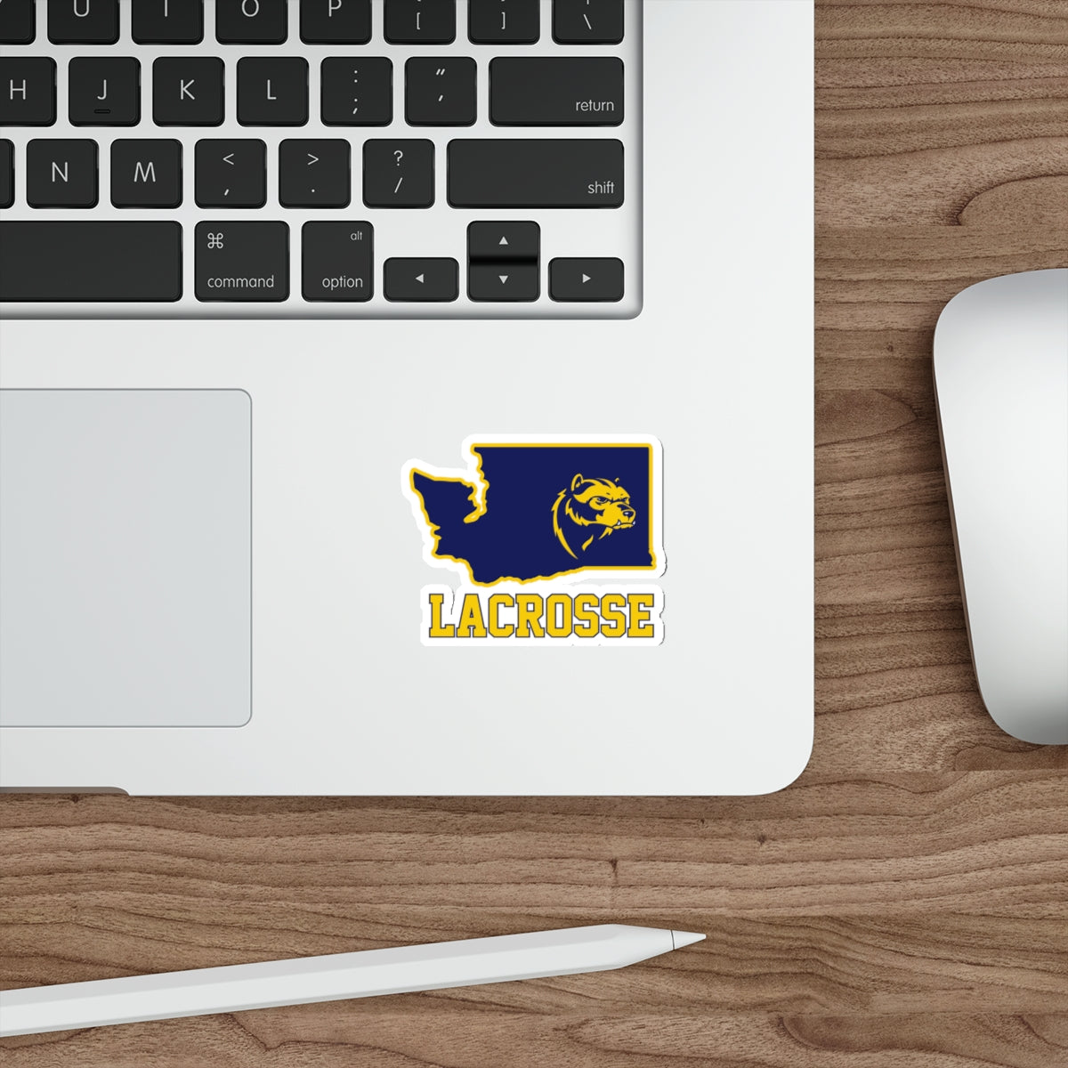 Bellevue Lacrosse Die-Cut Outdoor Sticker (3"x3")