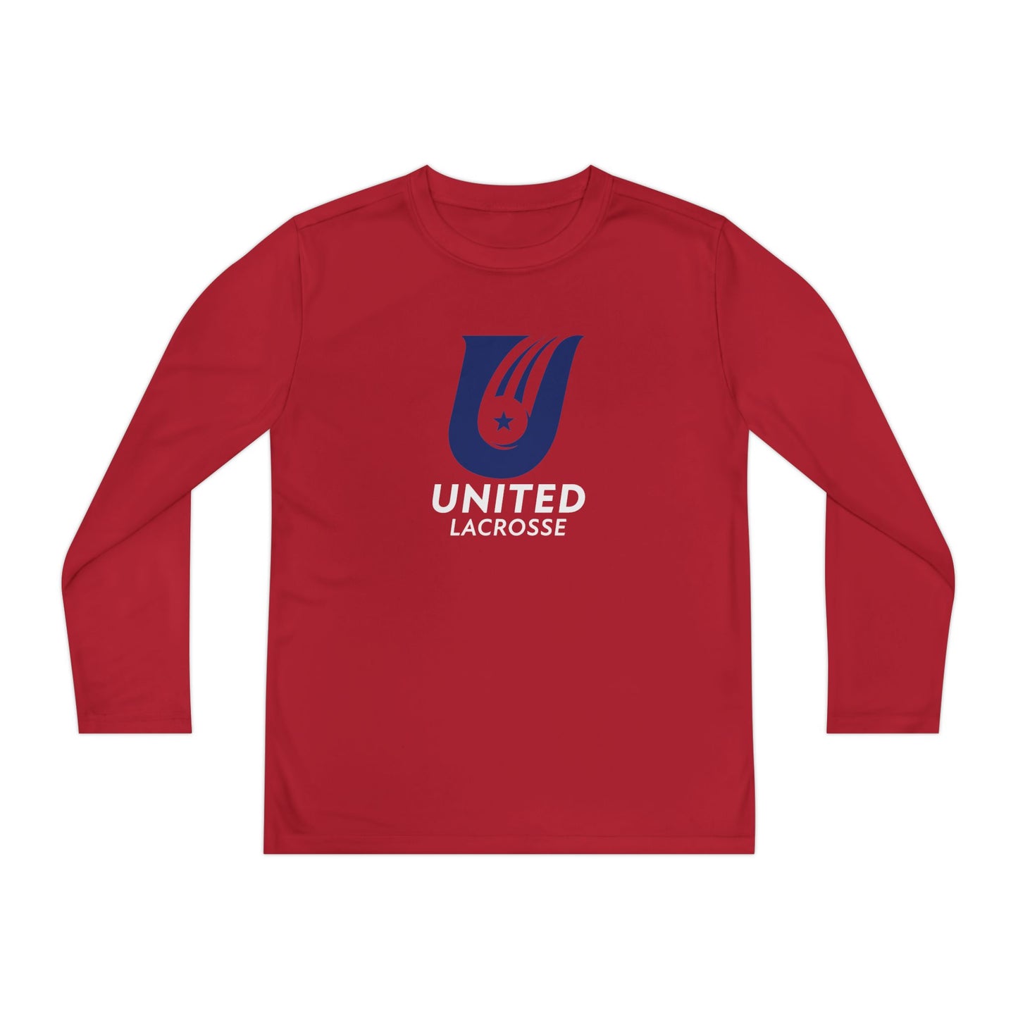 Youth United Lacrosse Sport-Tek Performance Long Sleeve Shirt