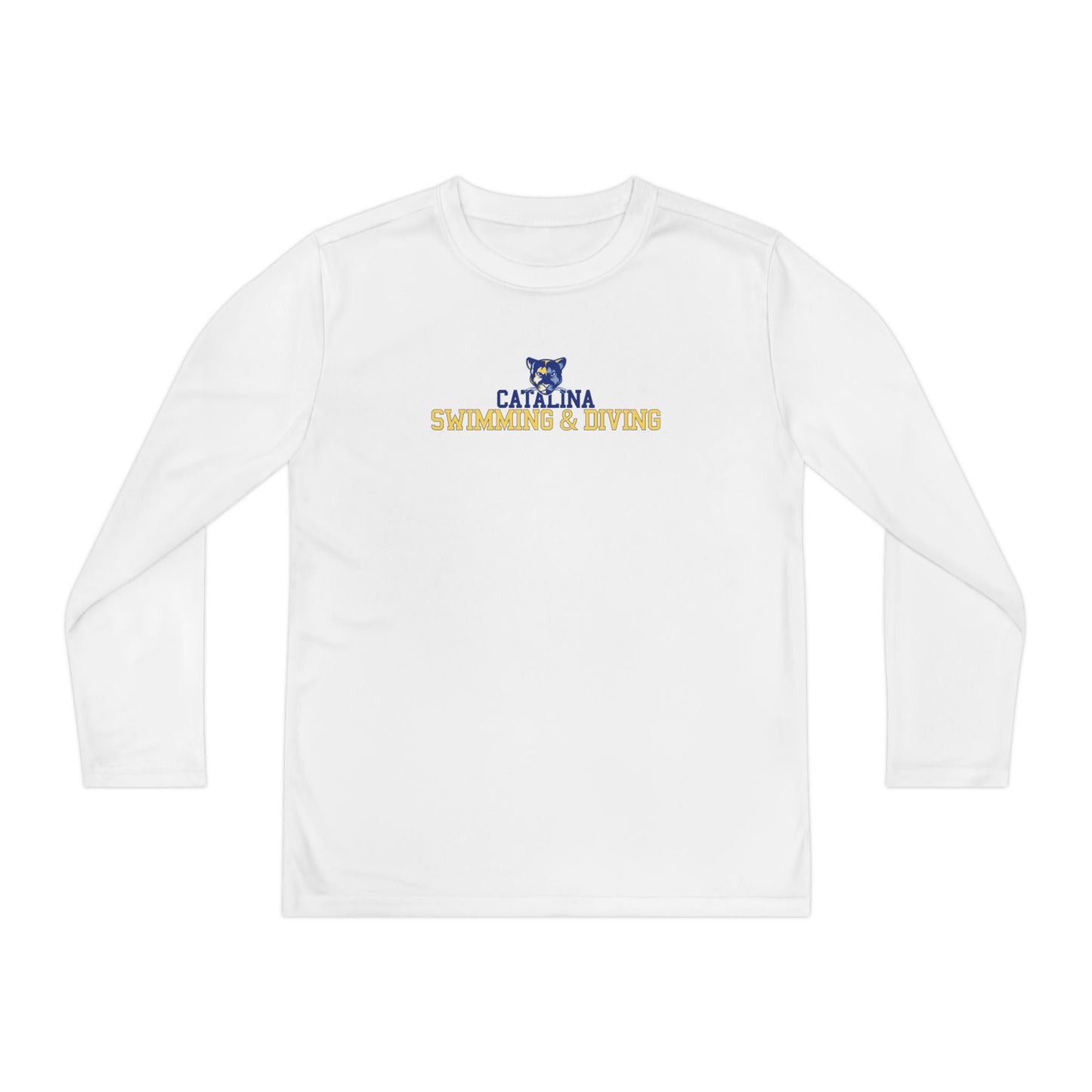 Youth Catalina Swimming & Diving Sport-Tek Performance Long Sleeve Shirt