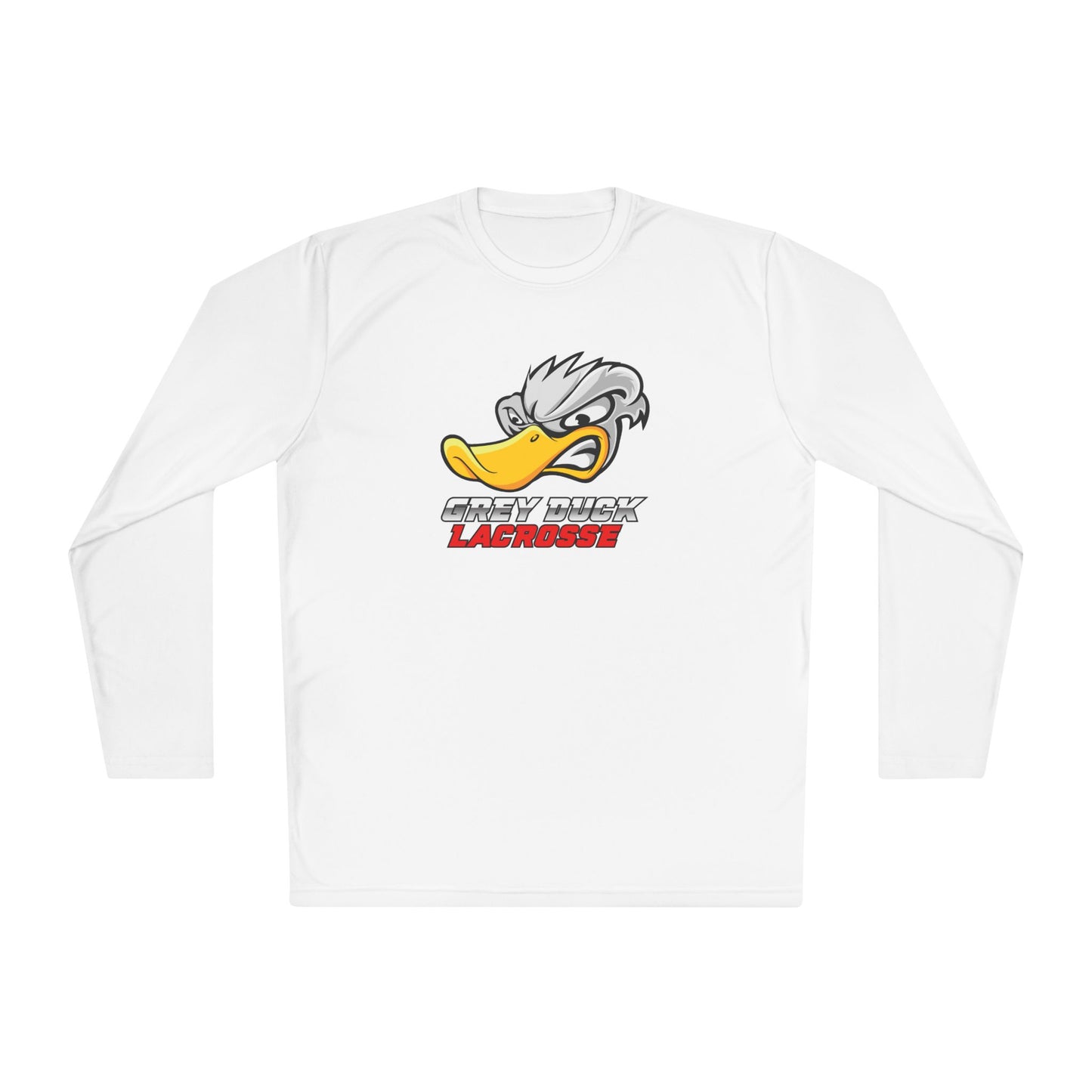 Adult Grey Duck Sport-Tek LS Shirt