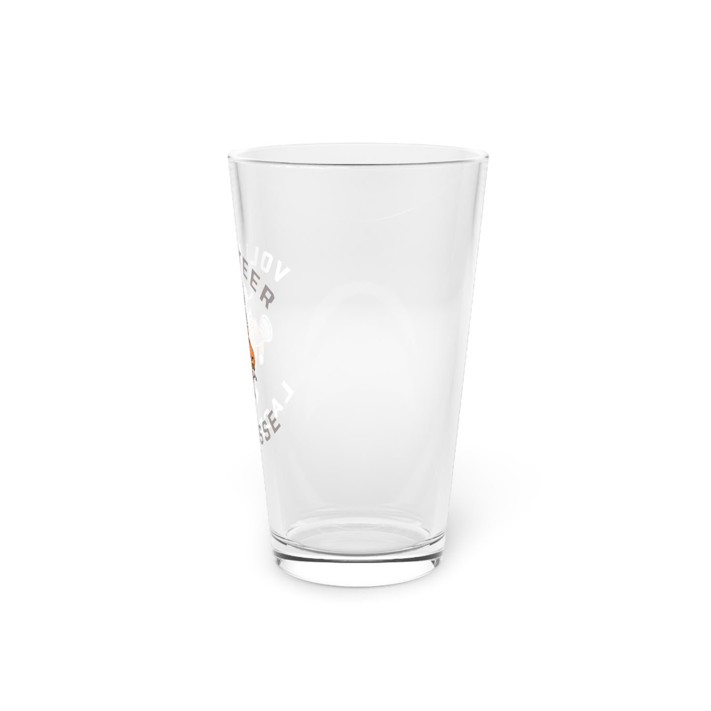 Tennessee Lacrosse Pint Glass (16oz)