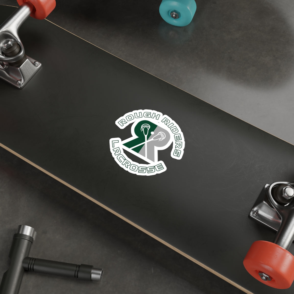 Rough Riders Lacrosse Die-Cut Stickers (3-Pack)