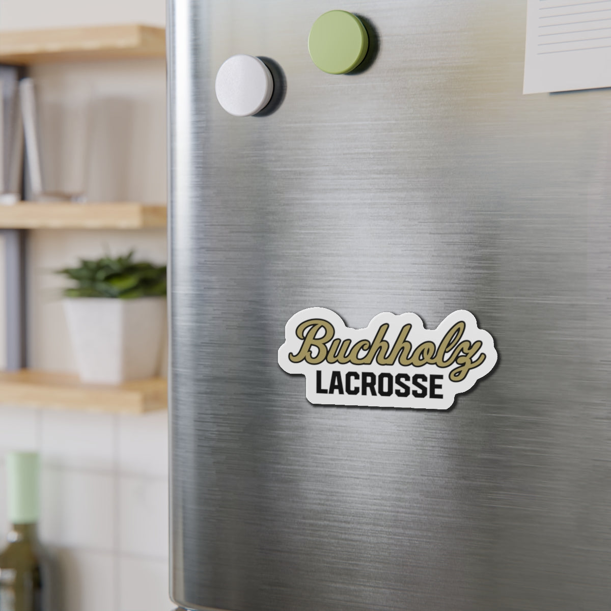 Buchholz Lacrosse Die-Cut Magnet