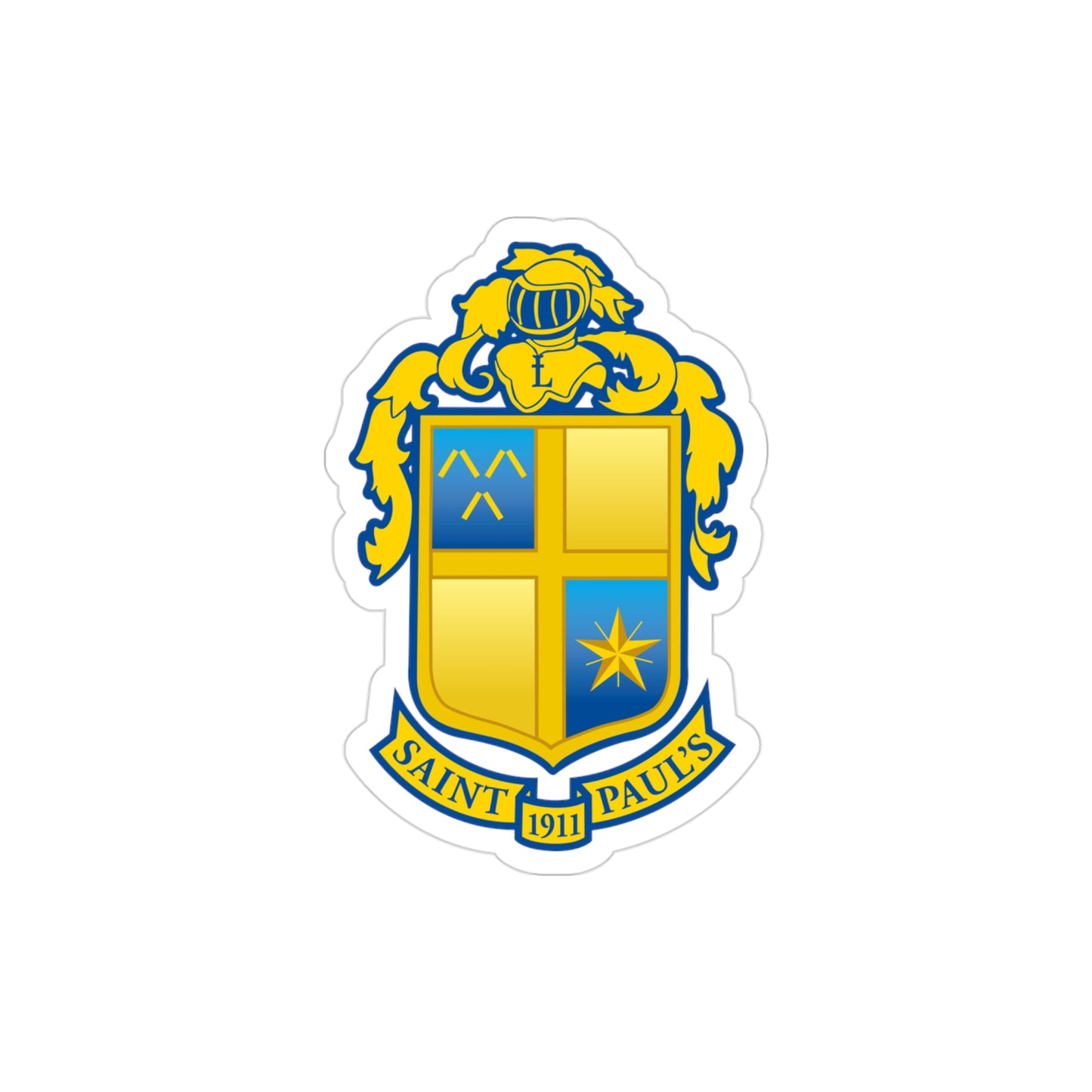 Saint Paul's School Transparent Die-Cut Outdoor Sticker