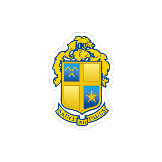 Saint Paul's School Transparent Die-Cut Outdoor Sticker