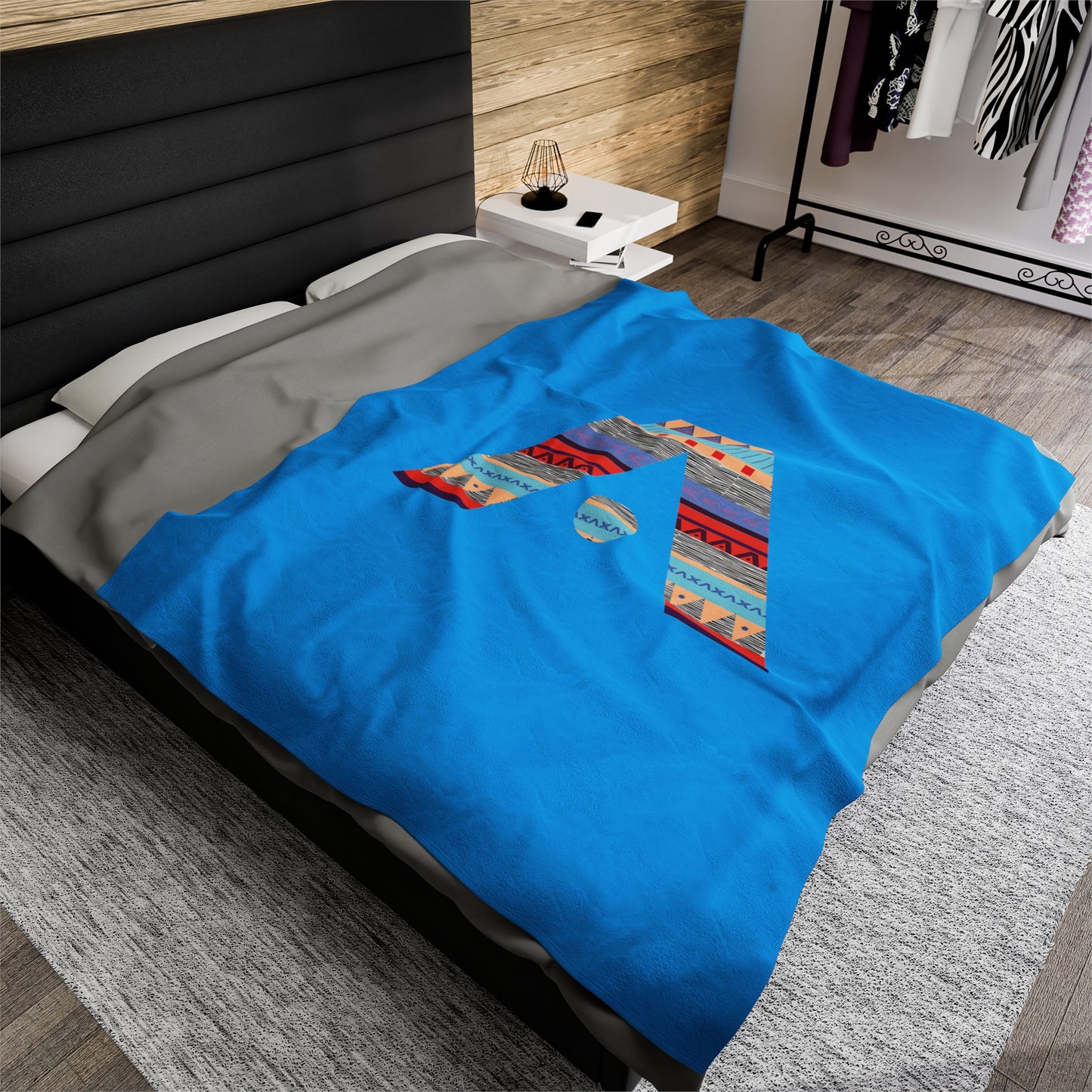 ADVNC Lacrosse Velveteen Plush Blanket (60"x80")
