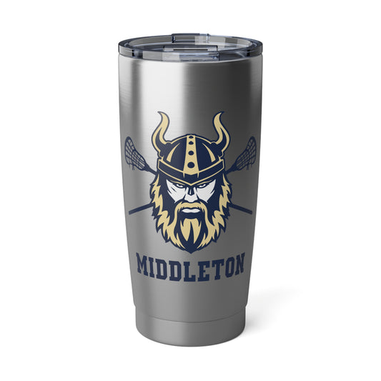 Middleton Vikings Lacrosse 20oz Insulated Tumbler