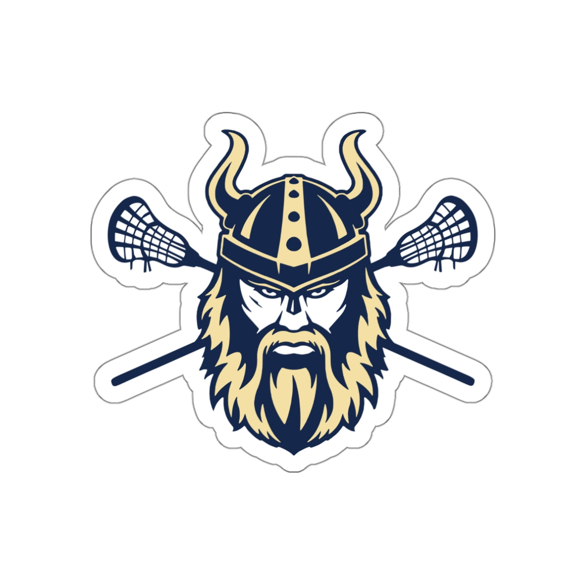 Middleton Vikings Lacrosse Die-Cut Stickers