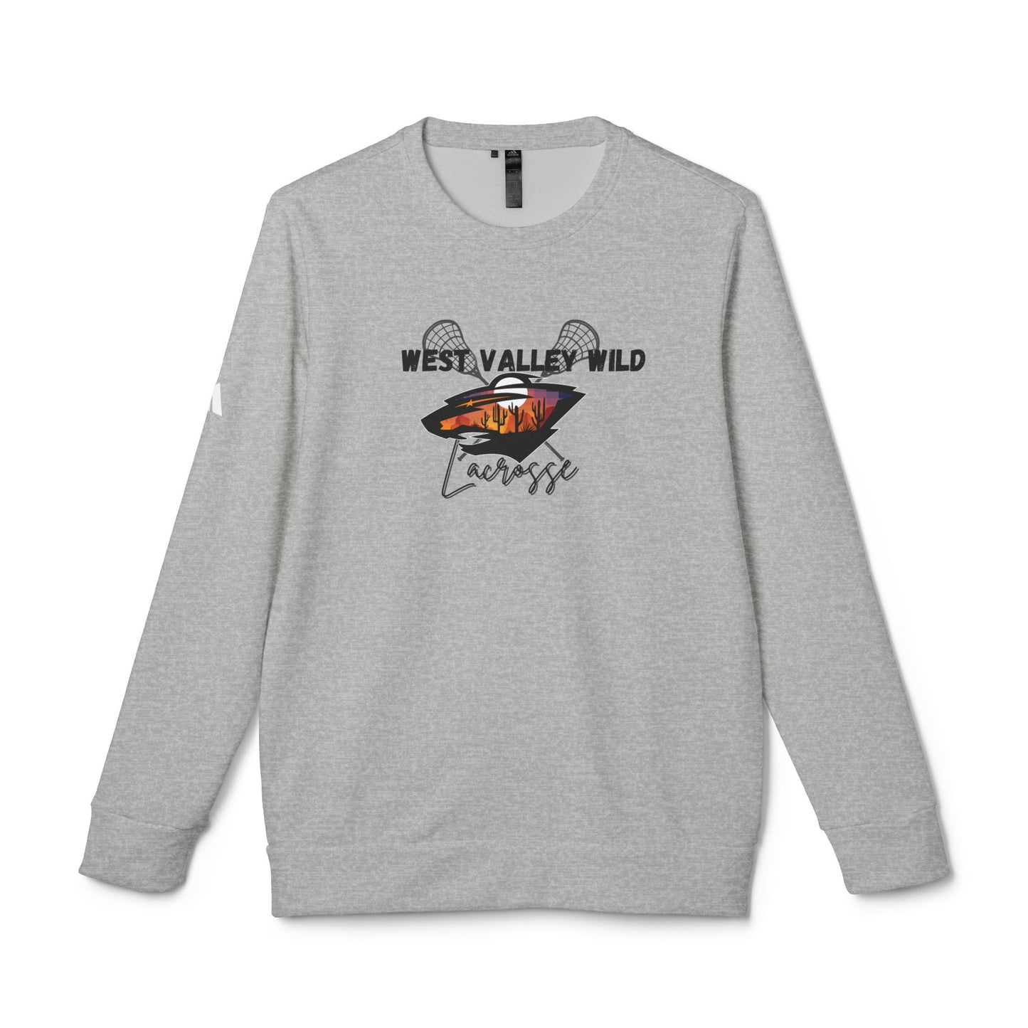 Adult WVW Lacrosse Adidas Fleece Crewneck Sweatshirt