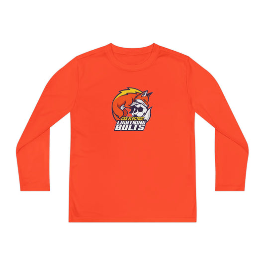 Youth Lightning Bolts Sport-Tek Performance Long Sleeve Shirt