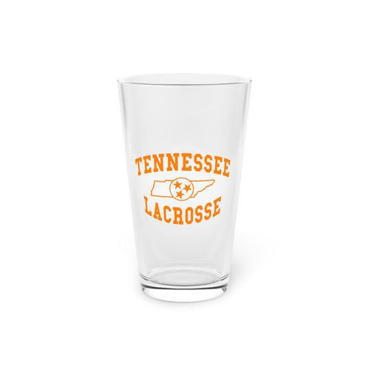 Tennessee Lacrosse Pint Glass (16oz)