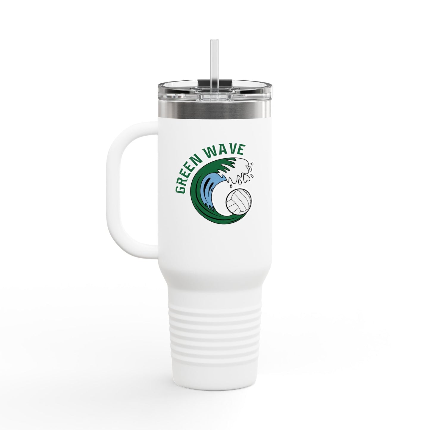 Green Wave Insulated Travel Mug (40 oz)