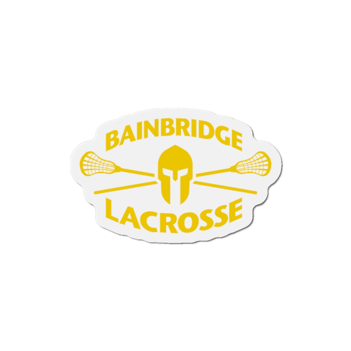 Bainbridge Lacrosse Die-Cut Magnet