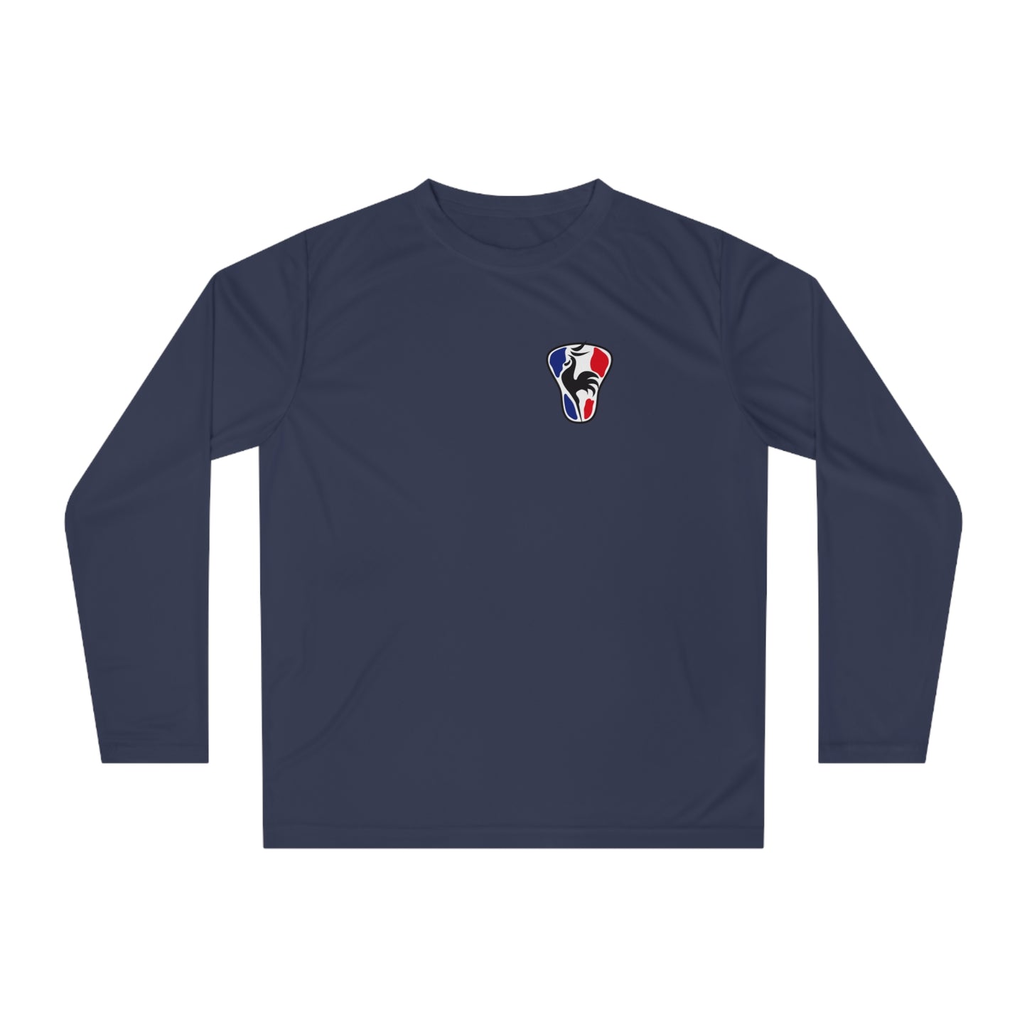 Adult France Lacrosse Team 365 Performance Long Sleeve Shirt