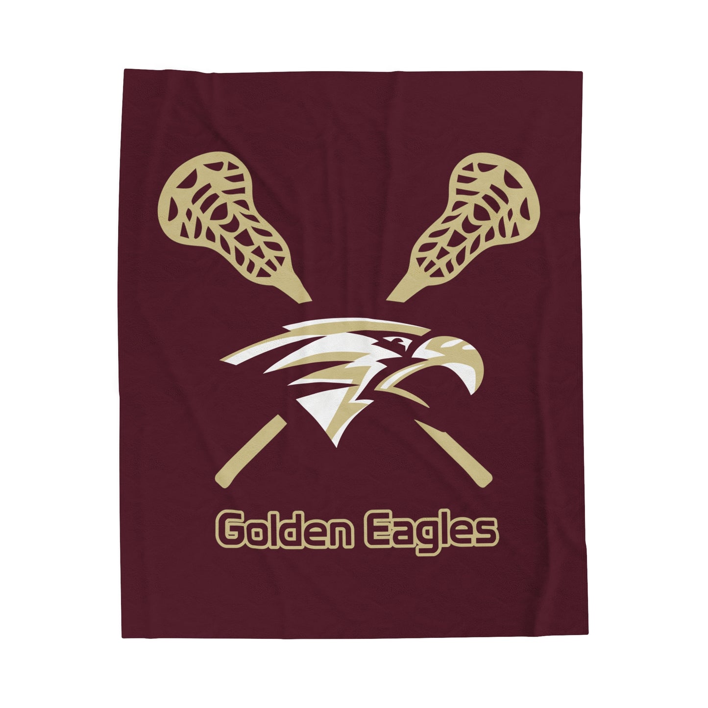 Maple Mountain Youth Lacrosse Velveteen Plush Blanket