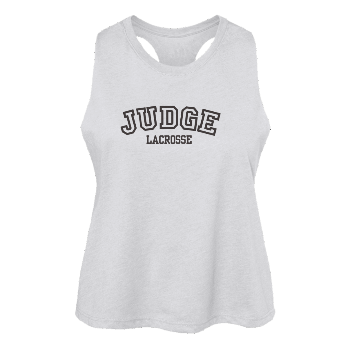 Women's Judge Lax Racerback Cropped Tank