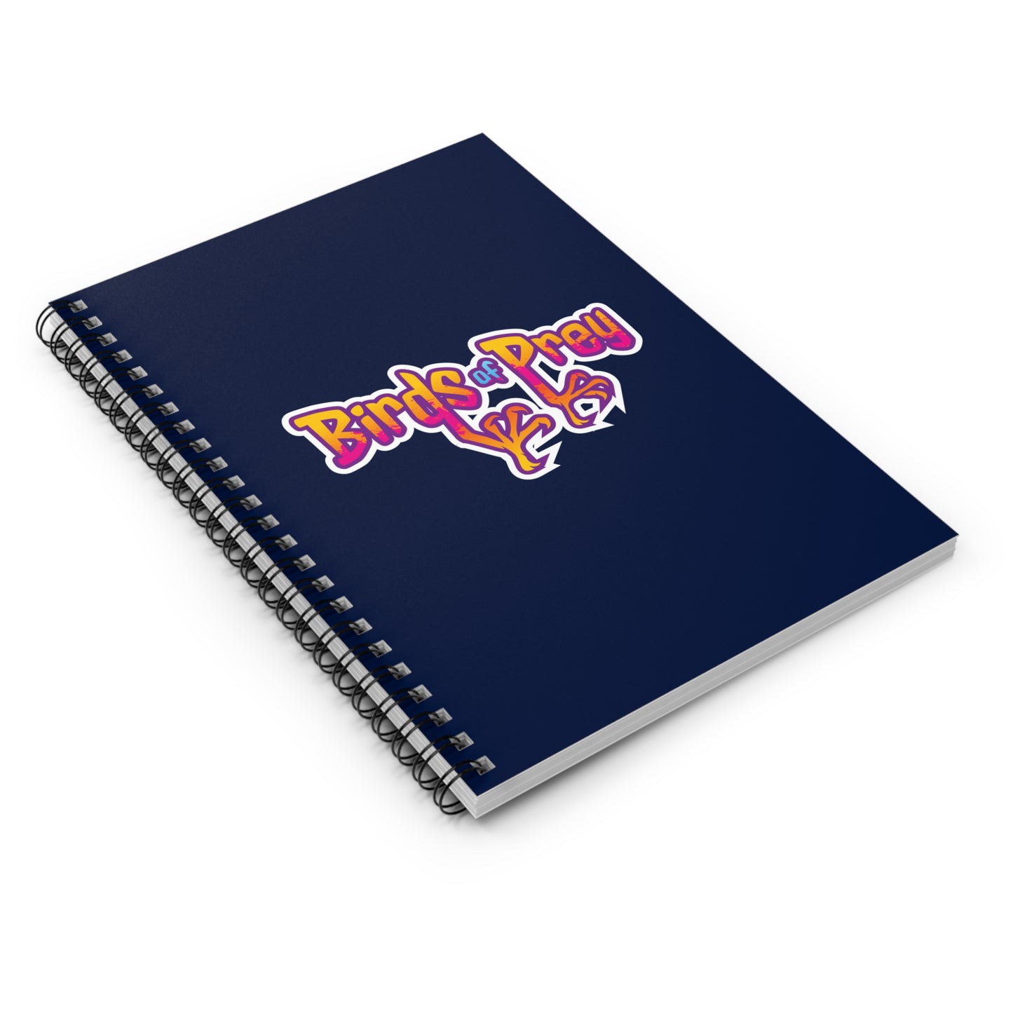 Birds of Prey Spiral Notebook - Ruled Line (8" x 6")