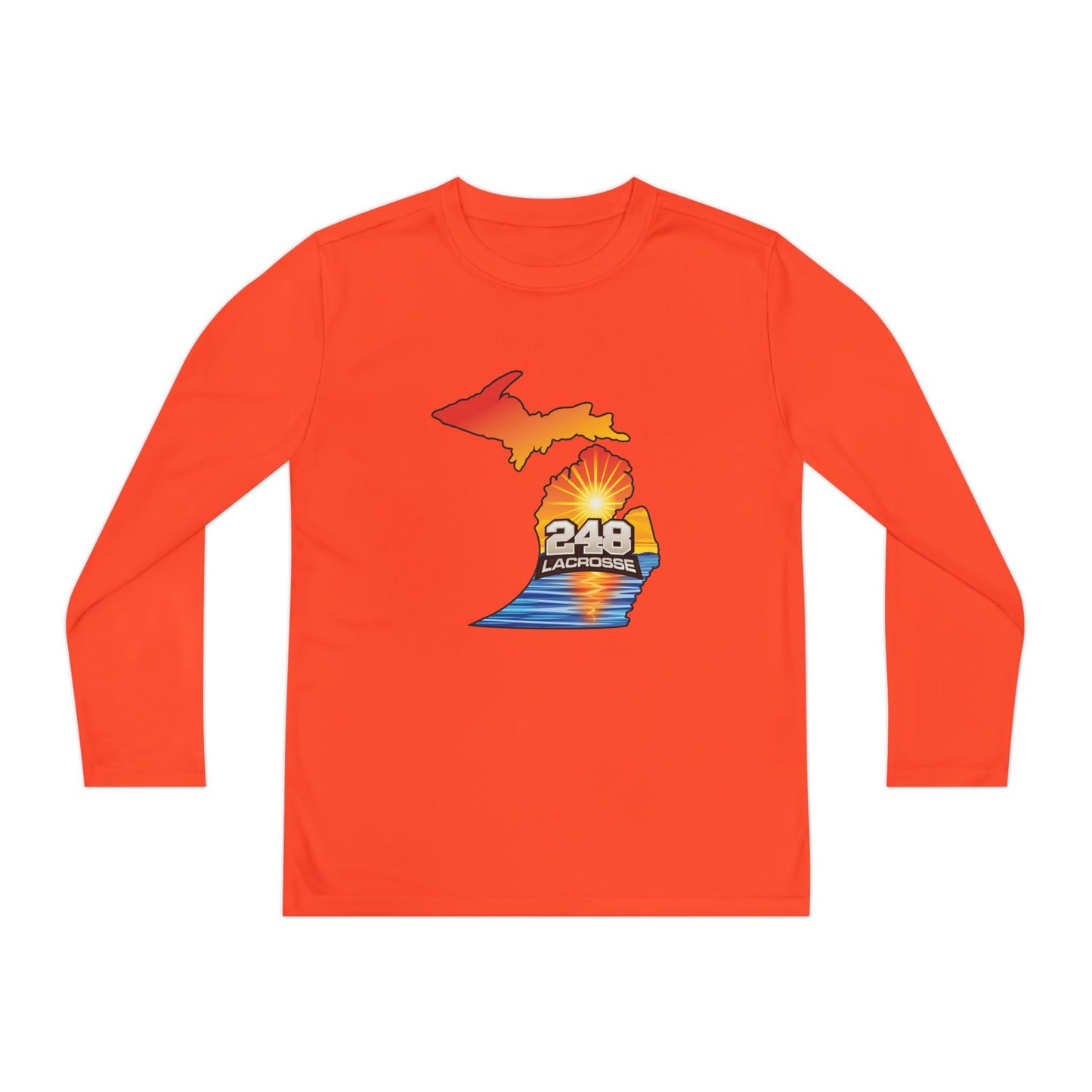 Youth 248 Lacrosse Sport-Tek Performance Long Sleeve Shirt