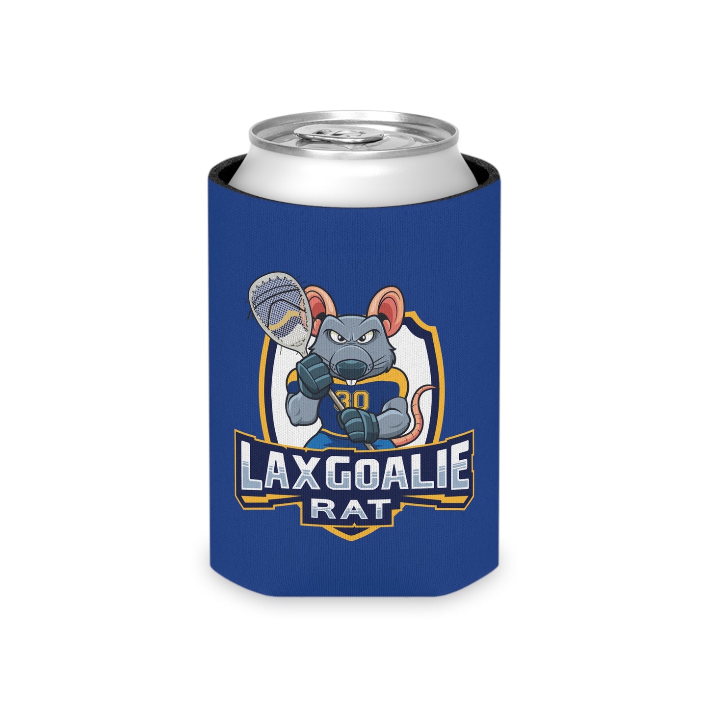 Lax Goalie Rat Can Cooler 3-pack