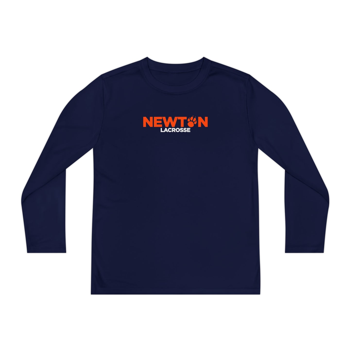 Youth Newton Youth Lacrosse Sport-Tek Performance Long Sleeve