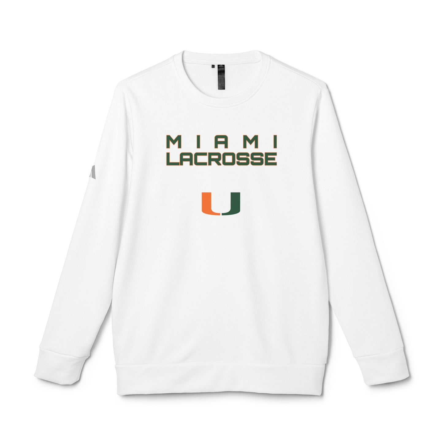 Adult Miami Lacrosse Adidas Fleece Crewneck