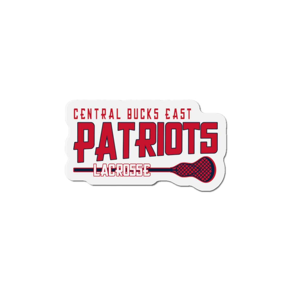 CBE Lacrosse Die-Cut Magnet