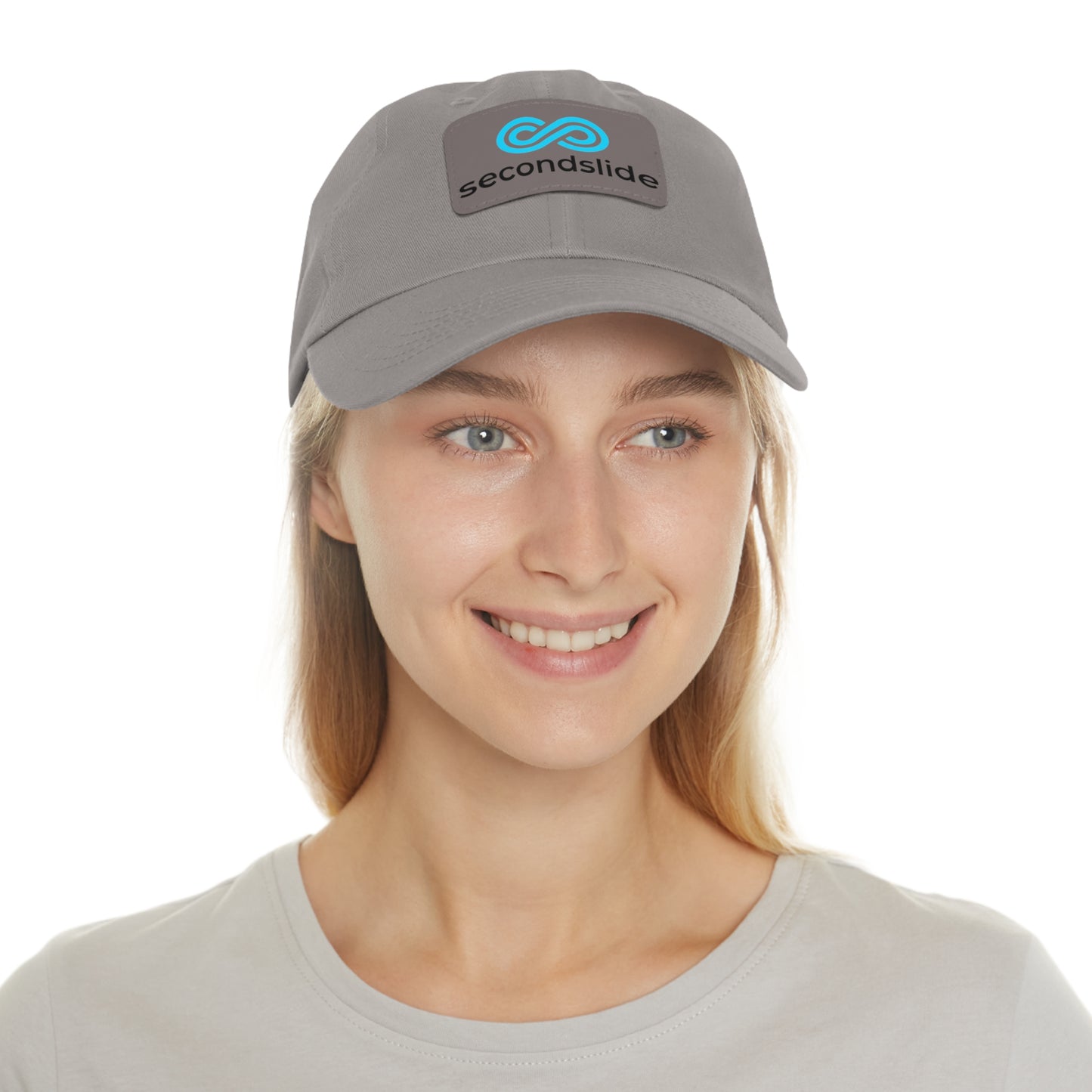 Secondslide Dad Hat with Leather Patch