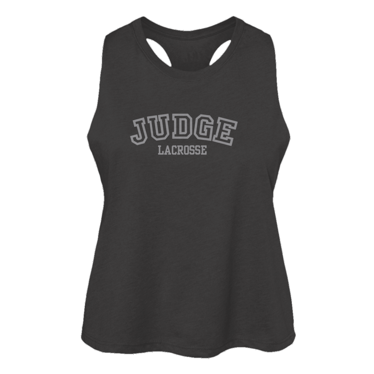 Women's Judge Lax Racerback Cropped Tank