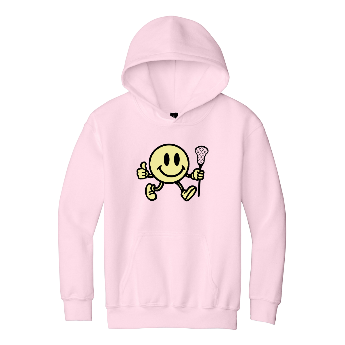 Youth Happy Lax Training Gildan Hoodie
