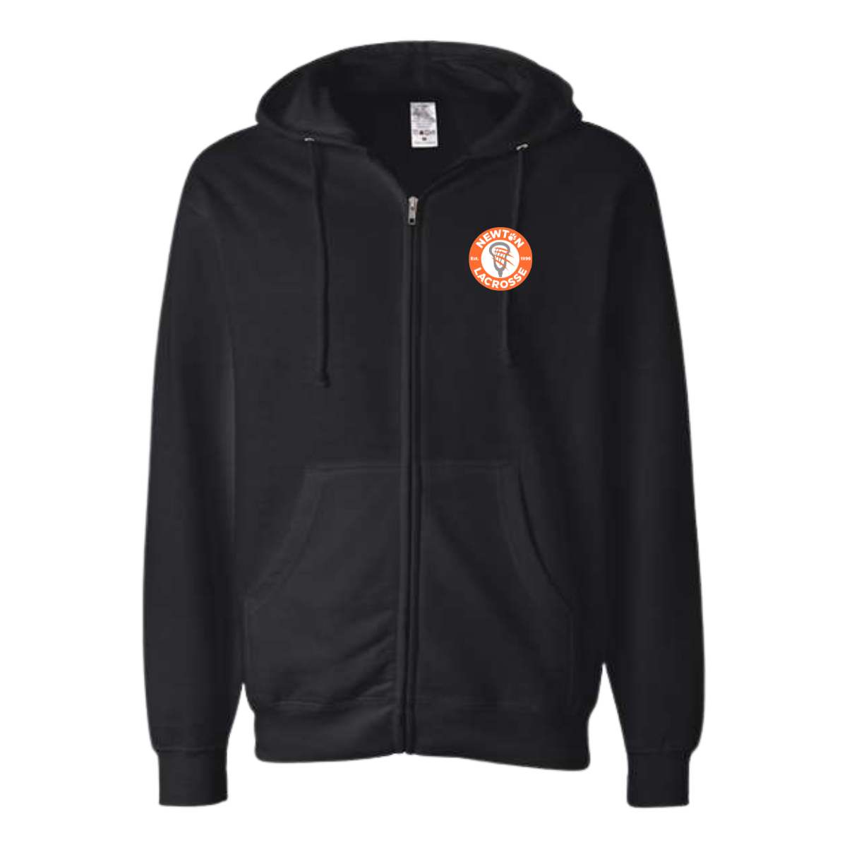 Adult Newton Lacrosse ITC Fleece Zip Up Hoodie