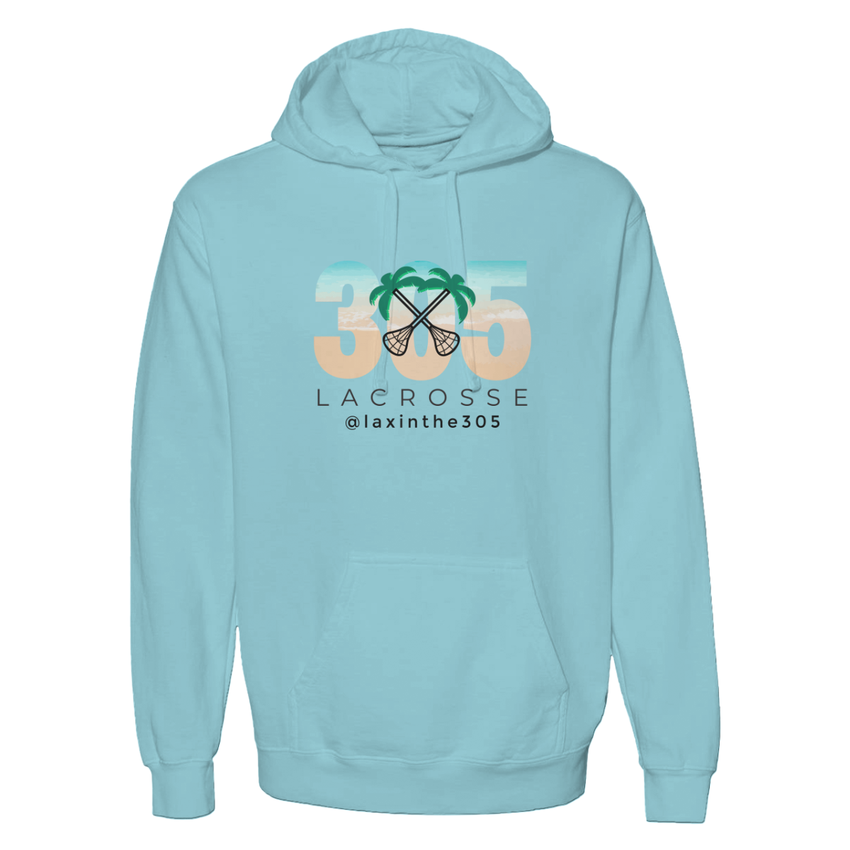 Adult Lax in the 305 Midweight Hoodie