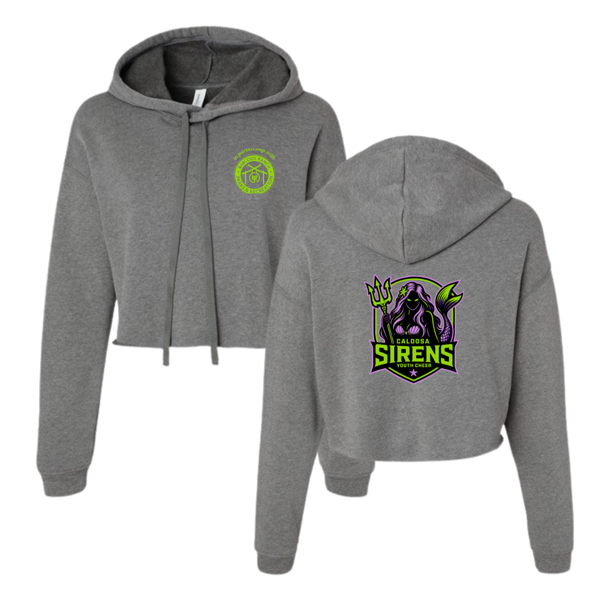 Women's Caloosa Reapers Bella + Canvas Cropped Hoodie